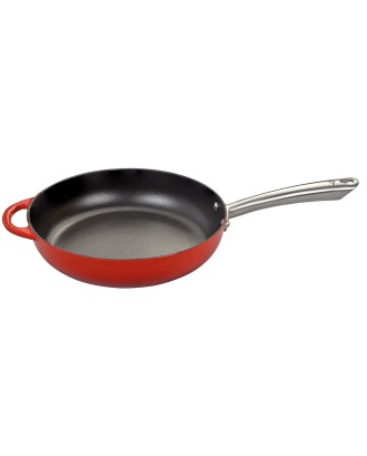 Tigaie inalta din fonta, 28 cm, rosie, colectia Provence - KUCHENPROFI